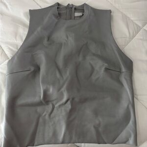 Skims leather top